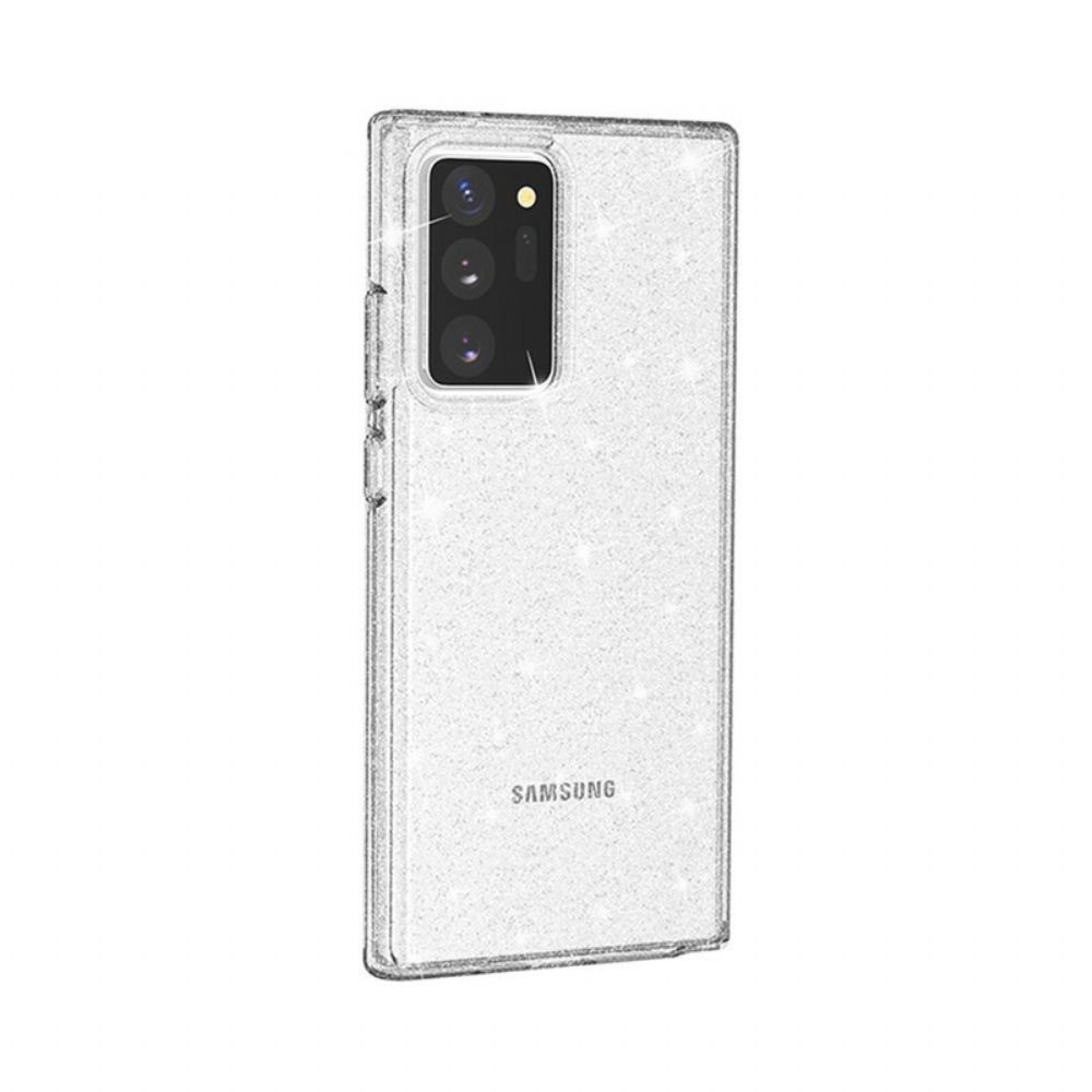 Hülle Für Samsung Galaxy Note 20 Ultra Glitzerpuder