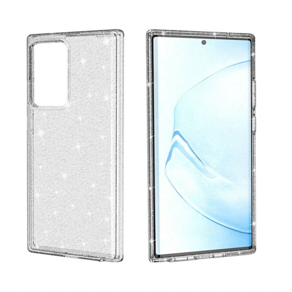 Hülle Für Samsung Galaxy Note 20 Ultra Glitzerpuder