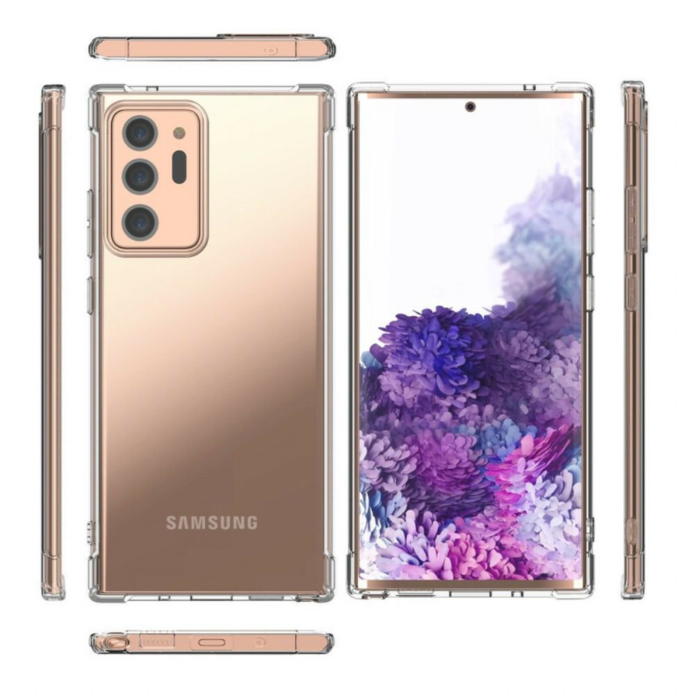 Hülle Für Samsung Galaxy Note 20 Ultra Transparente Leeu-kissen