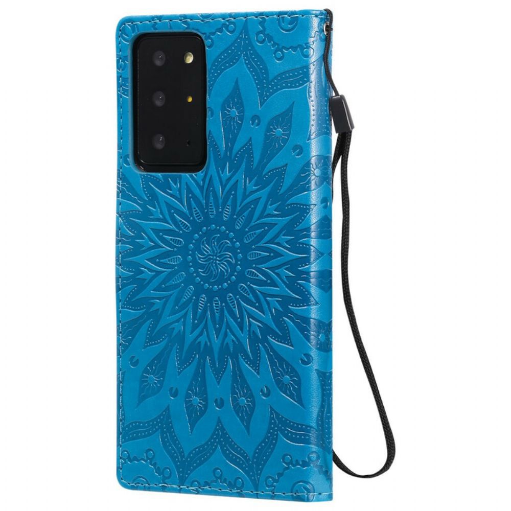 Lederhüllen Für Samsung Galaxy Note 20 Ultra Sonnenblume