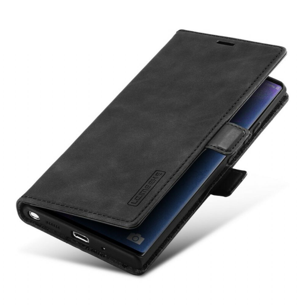 Schutzhülle Für Samsung Galaxy Note 20 Ultra Flip Case Lc.imeeke Ledereffekt