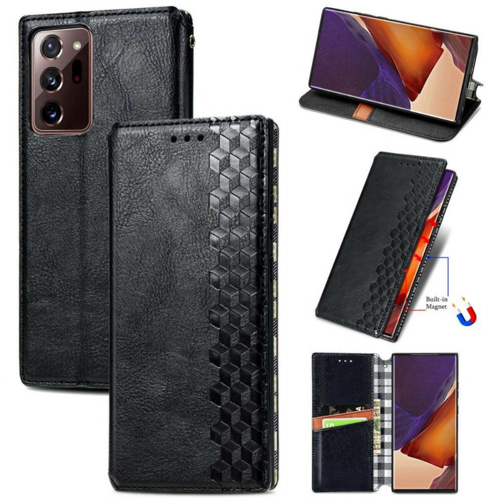 Schutzhülle Für Samsung Galaxy Note 20 Ultra Flip Case Lederarmband Mit Diamanteffekt