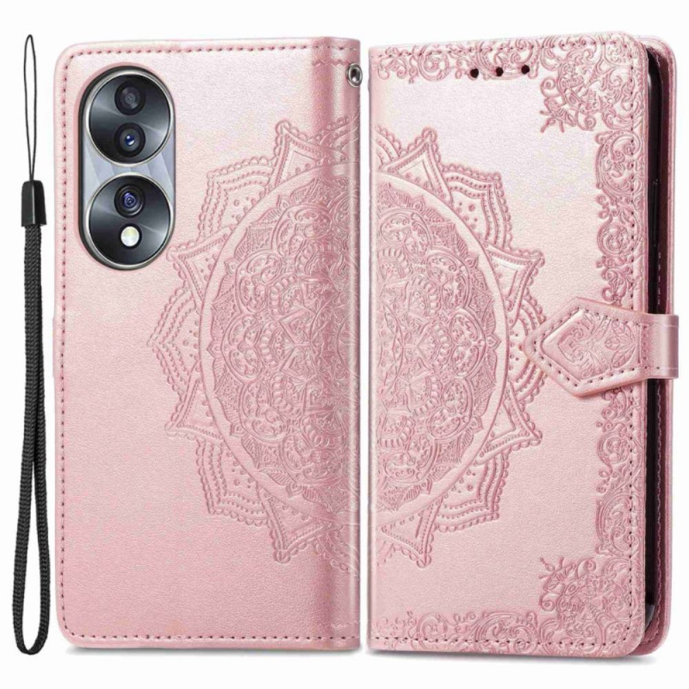 Flip Case Für Honor 70 Mandala Aus Dem Mittelalter