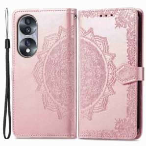 Flip Case Für Honor 70 Mandala Aus Dem Mittelalter