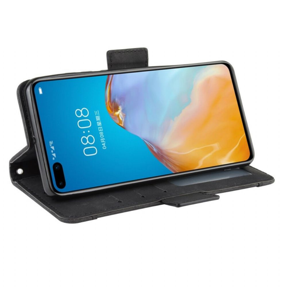 Flip Case Für Huawei P40 Erste Klasse Multi-karte