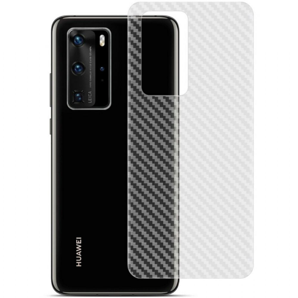 Heckfolie Für Huawei P40 Carbon Style Imak