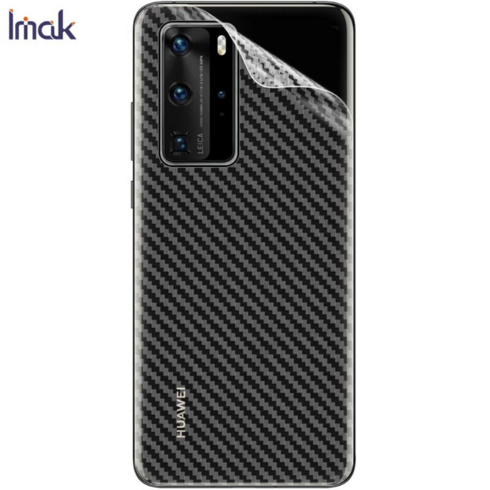 Heckfolie Für Huawei P40 Carbon Style Imak