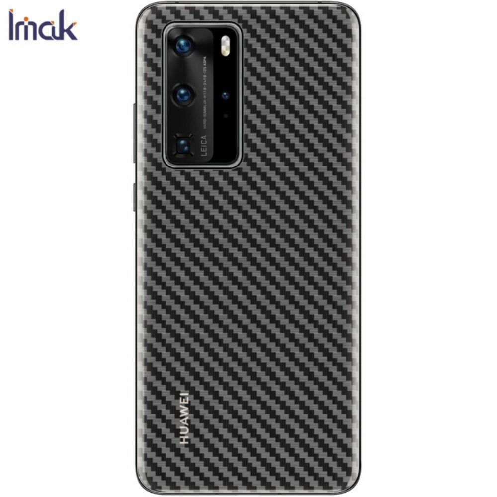 Heckfolie Für Huawei P40 Carbon Style Imak