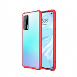 Hülle Für Huawei P40 Hybrid Design Silikonkanten