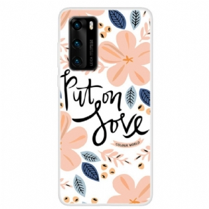 Hülle Für Huawei P40 Liebe Anziehen