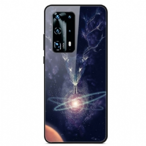 Hülle Für Huawei P40 Star Deer Gehärtetes Glas