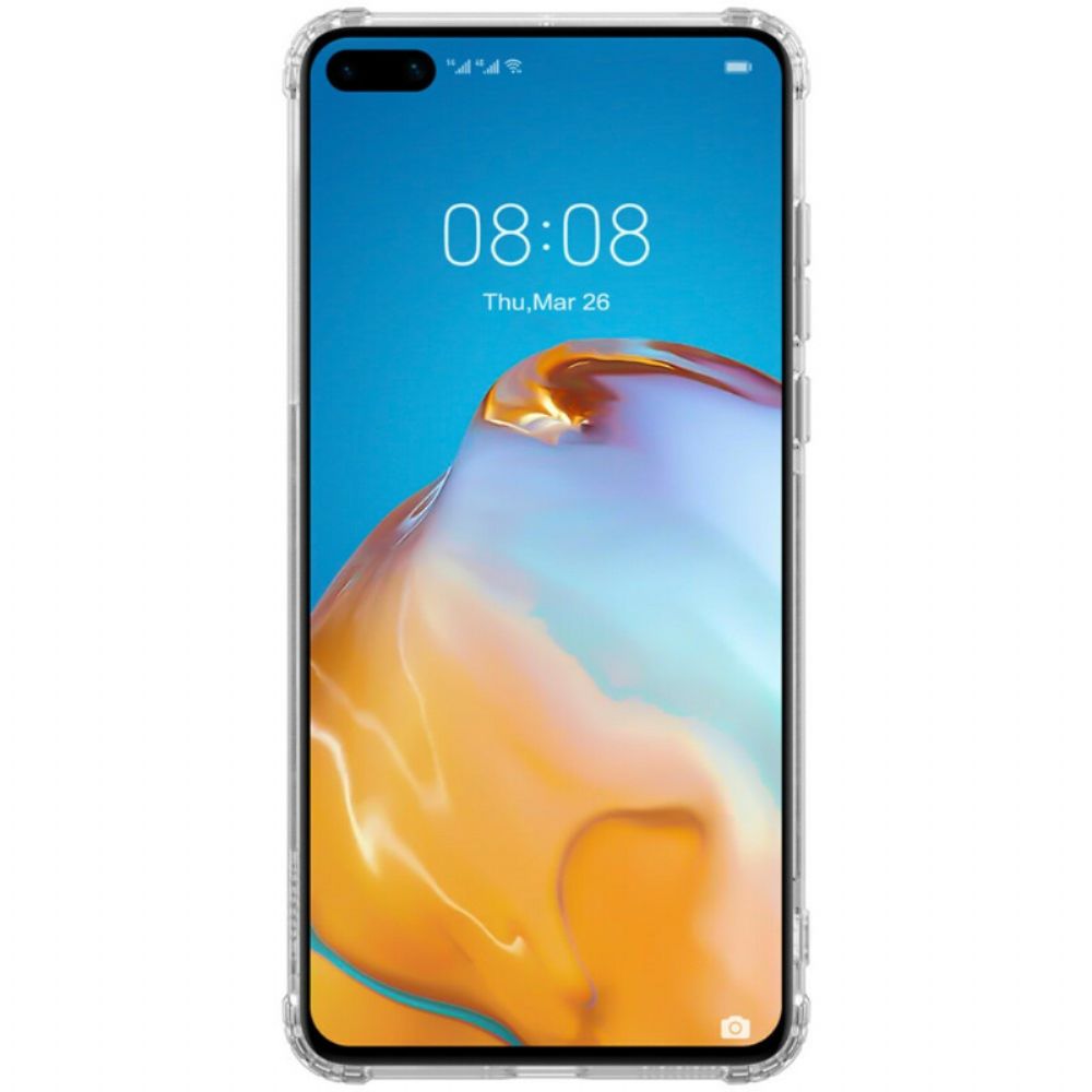 Hülle Für Huawei P40 Verstärktes Transparentes Nillkin