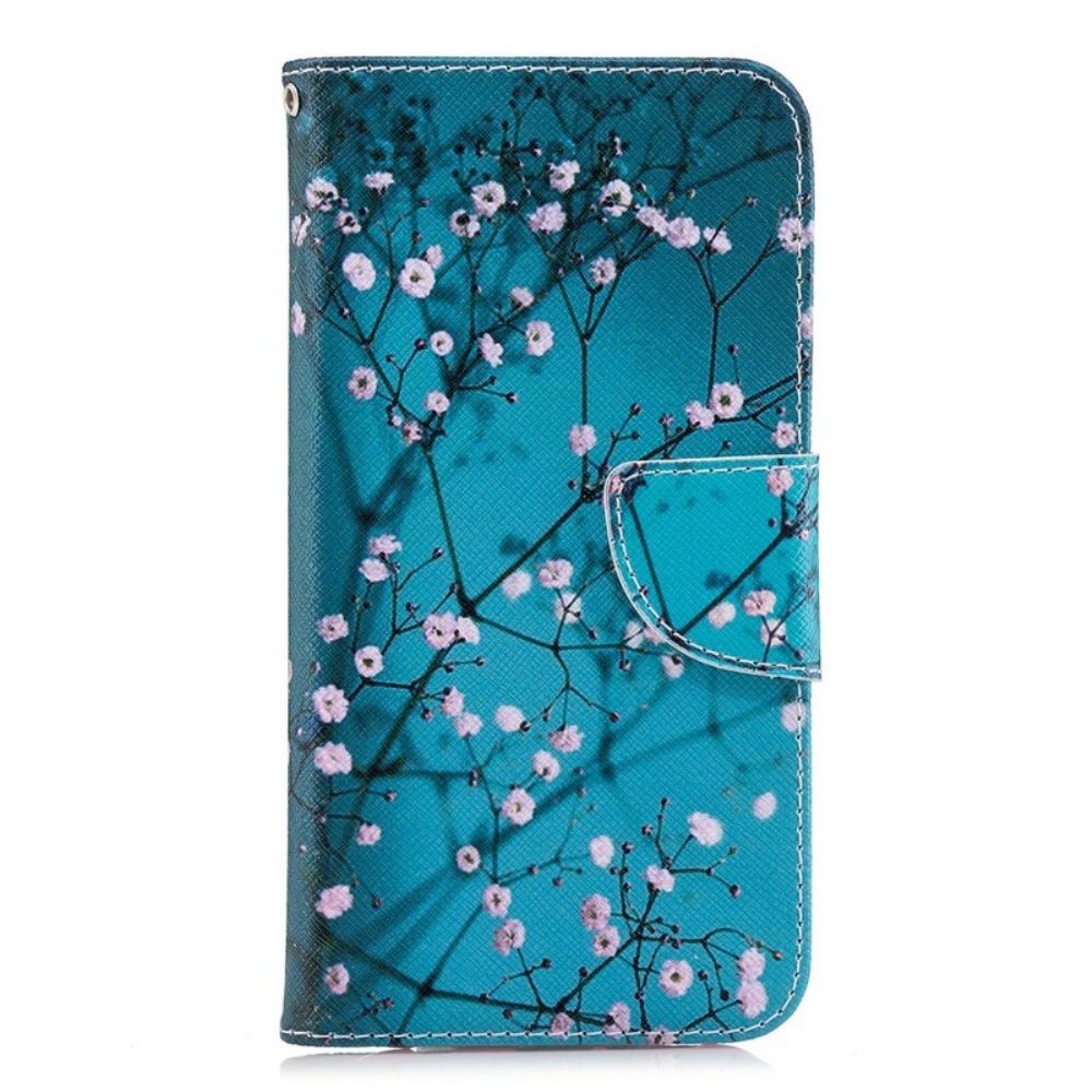 Flip Case Für Huawei P20 Lite Blühender Baum