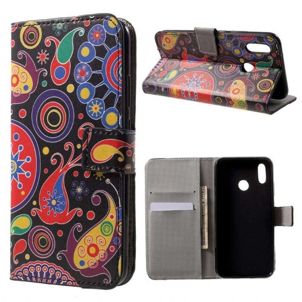 Flip Case Für Huawei P20 Lite Galaxy-design