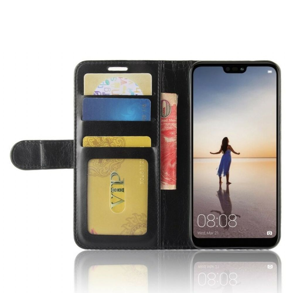 Flip Case Für Huawei P20 Lite Ultra Kunstleder