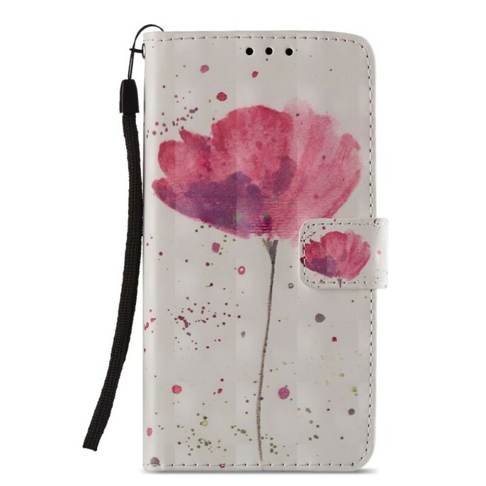 Hülle Flip Case Für Huawei P20 Lite 3d-aquarellhalfter