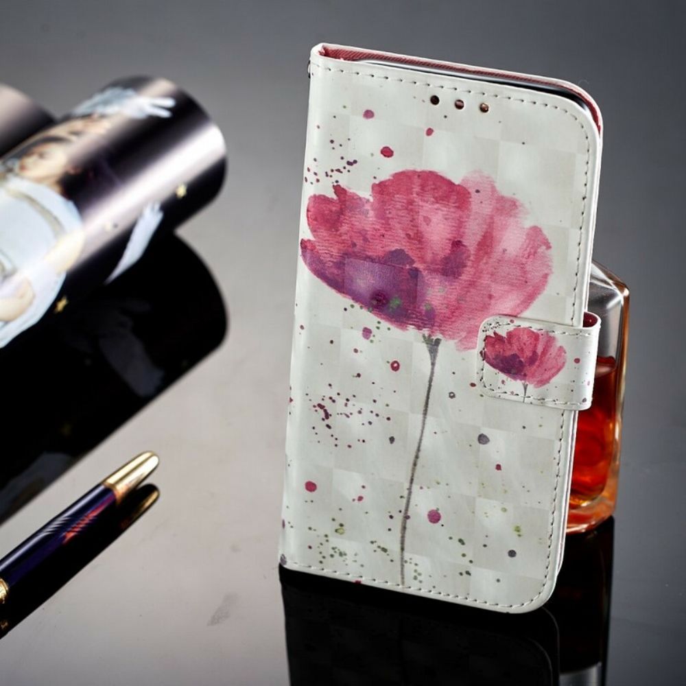 Hülle Flip Case Für Huawei P20 Lite 3d-aquarellhalfter