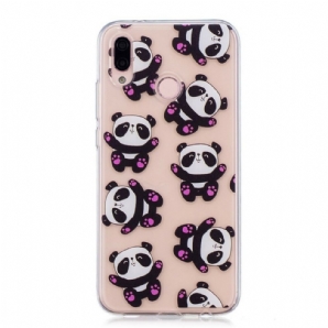 Hülle Für Huawei P20 Lite Transparente Pandas Haben Spaß