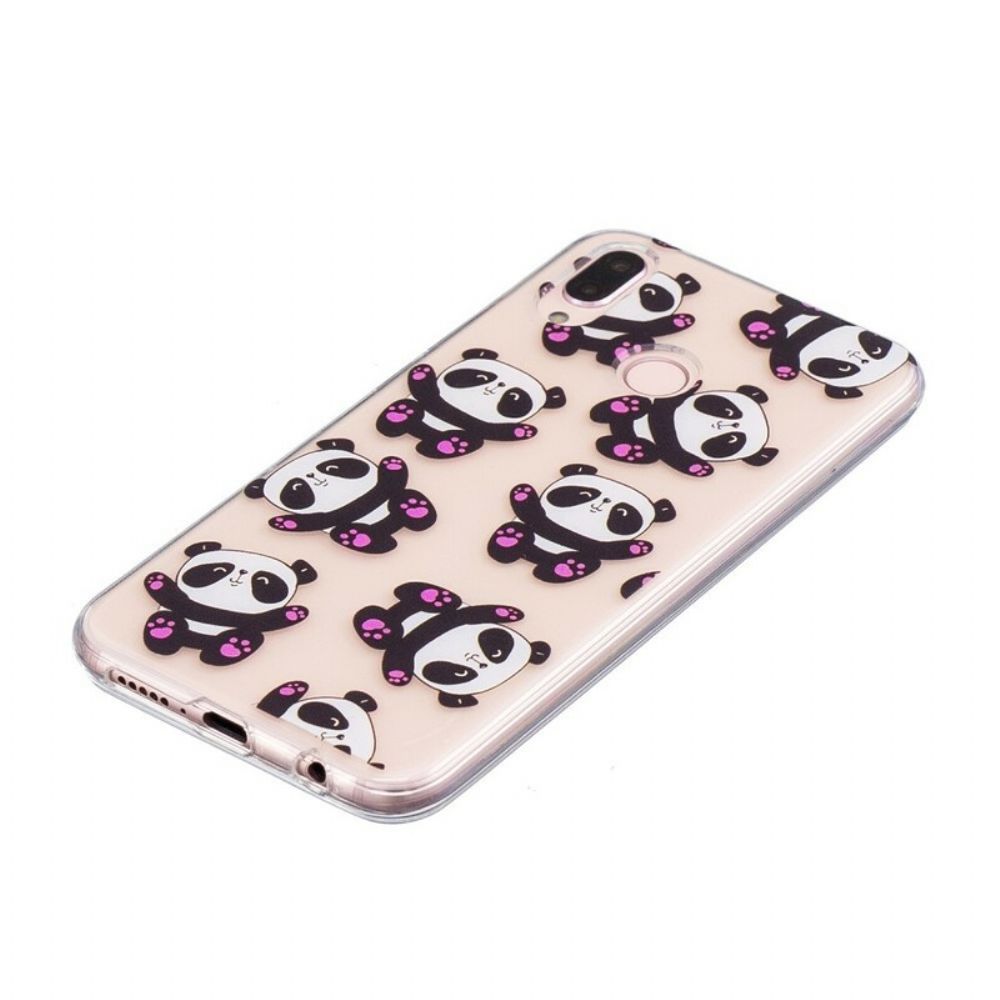 Hülle Für Huawei P20 Lite Transparente Pandas Haben Spaß