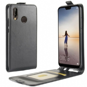 Lederhüllen Für Huawei P20 Lite Flip Case Klappbar