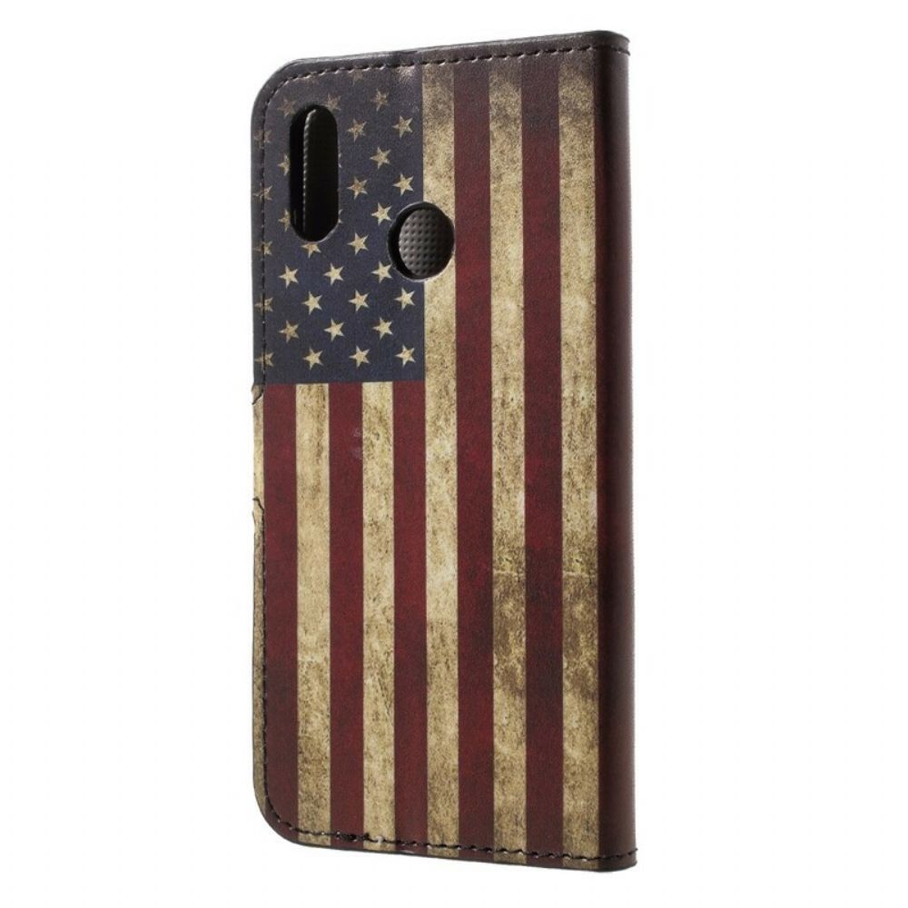 Lederhüllen Für Huawei P20 Lite Usa-flagge