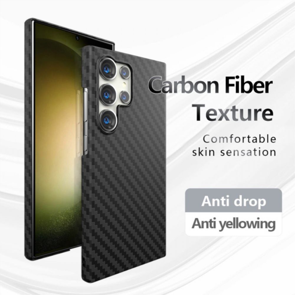 Hülle Für Samsung Galaxy S24 Ultra 5g Carbonfaser-textur