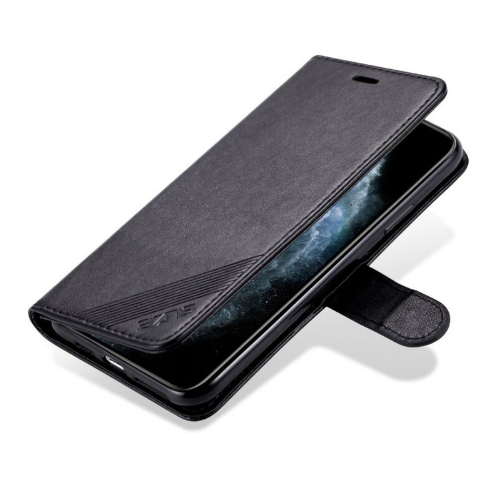 Flip Case Für iPhone 12 Pro Max Azns Kunstleder