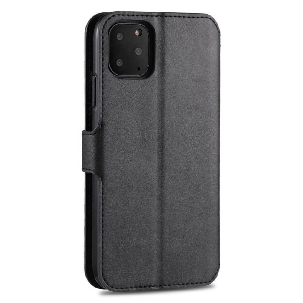 Flip Case Für iPhone 12 Pro Max Azns Ledereffekt