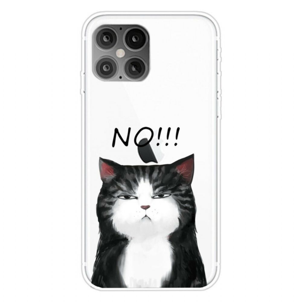 Handyhülle Für iPhone 12 Pro Max Die Katze Die Nein Sagt