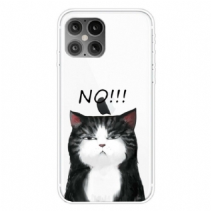 Handyhülle Für iPhone 12 Pro Max Die Katze Die Nein Sagt