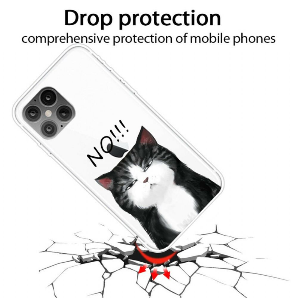 Handyhülle Für iPhone 12 Pro Max Die Katze Die Nein Sagt