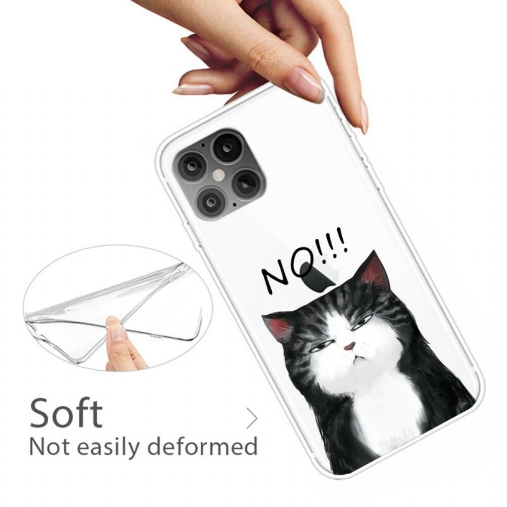 Handyhülle Für iPhone 12 Pro Max Die Katze Die Nein Sagt