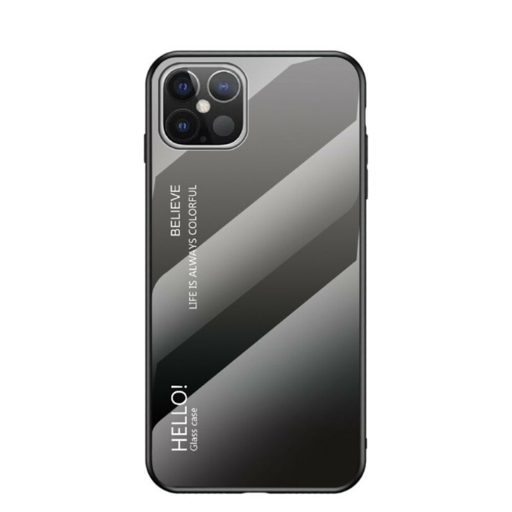 Hülle Für iPhone 12 Pro Max Hallo Panzerglas