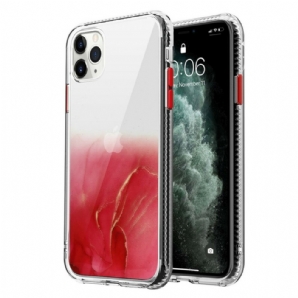 Hülle Für iPhone 12 Pro Max Hybrid Mit Marmoreffekt