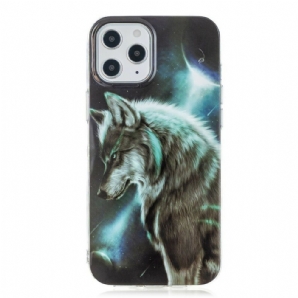 Hülle Für iPhone 12 Pro Max Königlicher Wolf