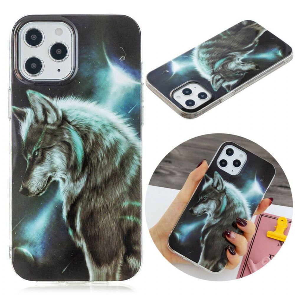 Hülle Für iPhone 12 Pro Max Königlicher Wolf