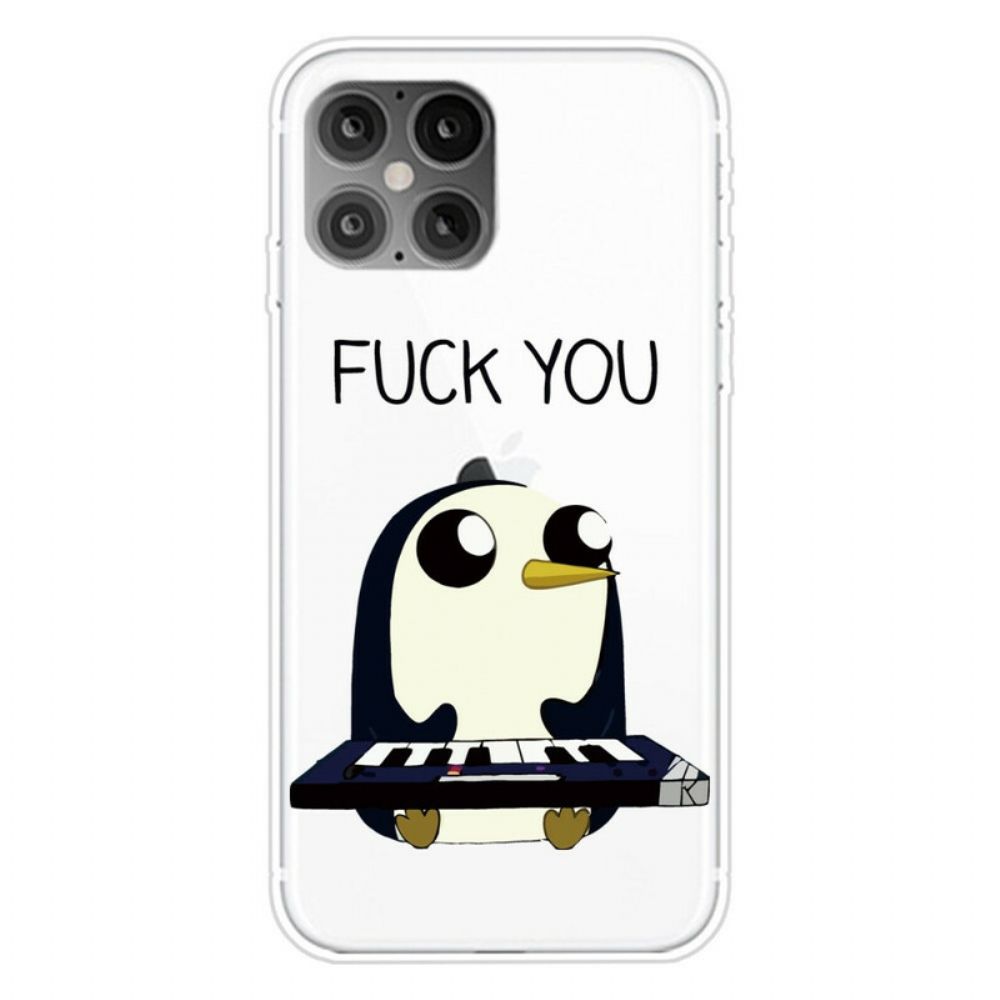 Hülle Für iPhone 12 Pro Max Pinguin Fick Dich