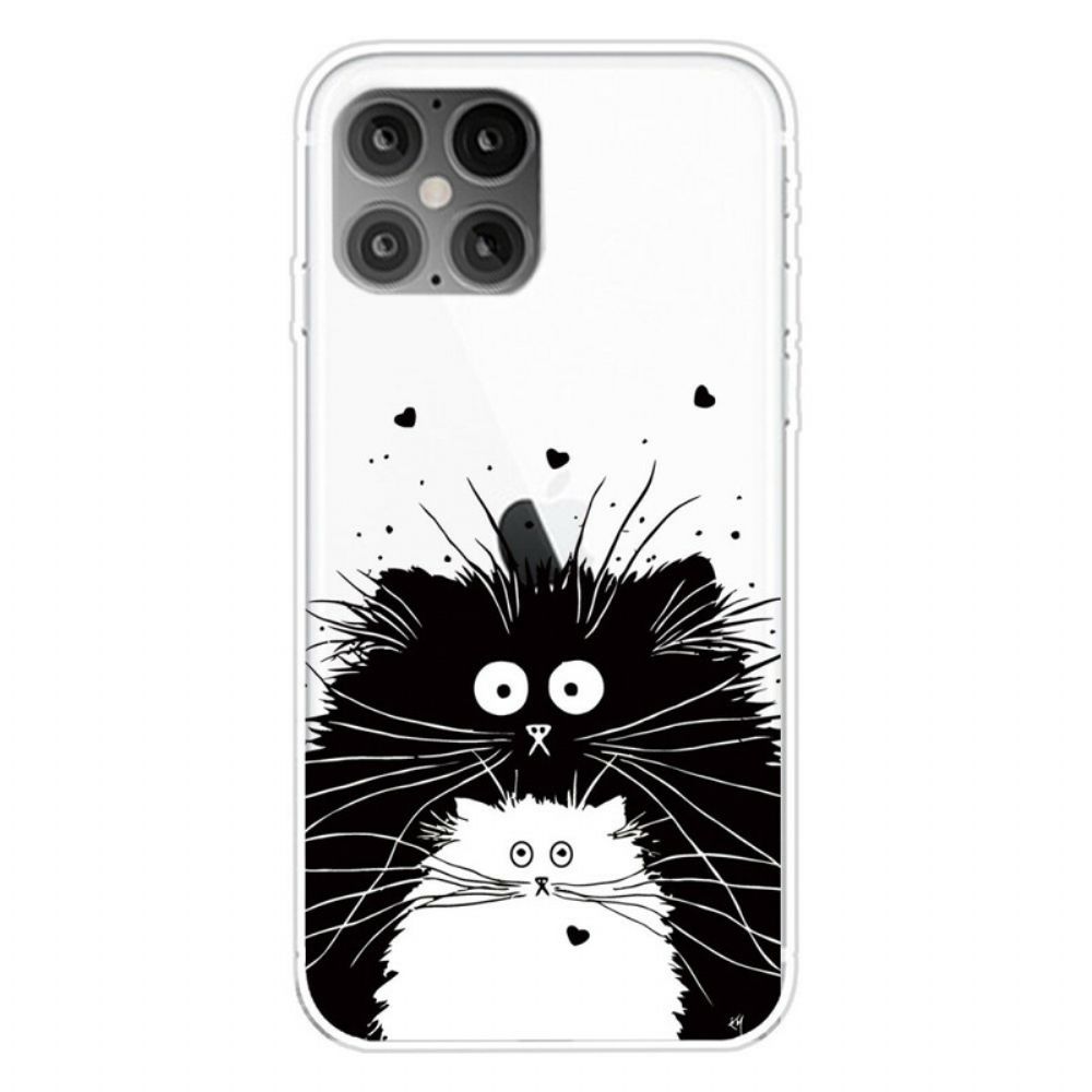 Hülle Für iPhone 12 Pro Max Sieh Dir Die Katzen An