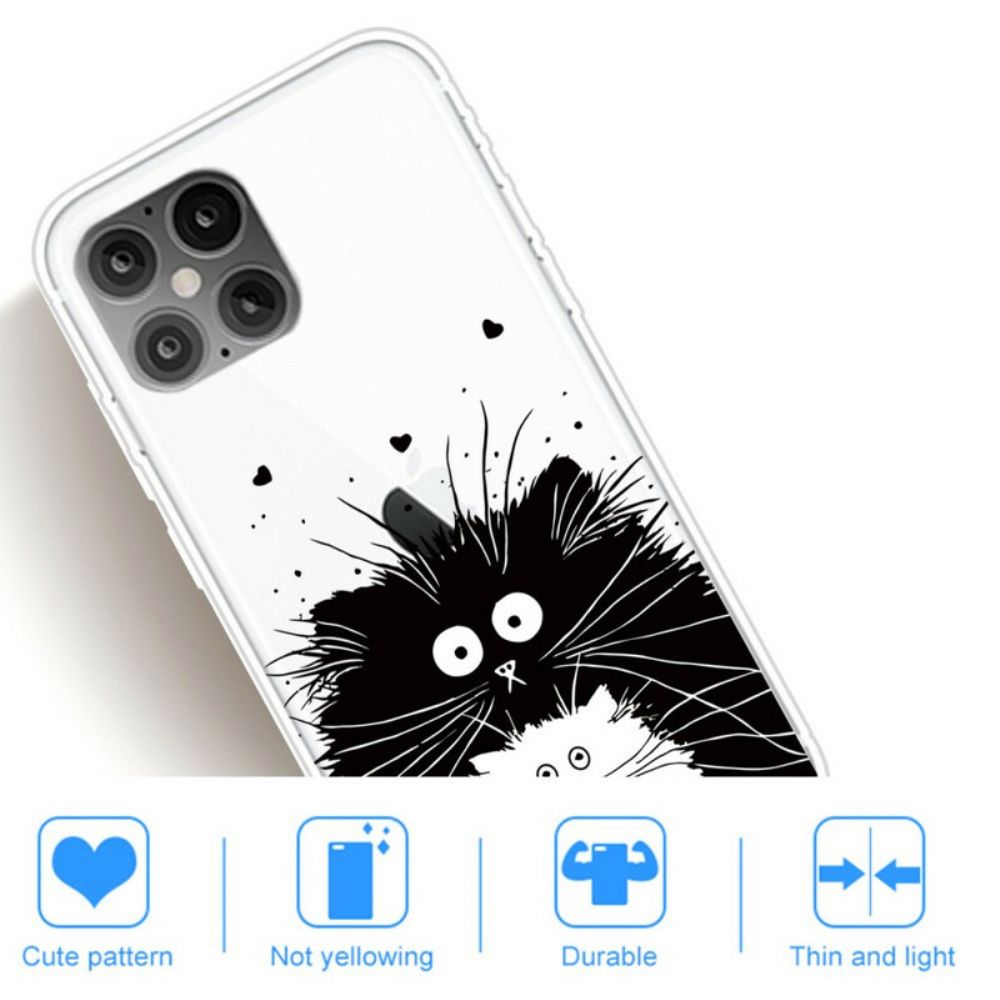 Hülle Für iPhone 12 Pro Max Sieh Dir Die Katzen An