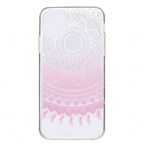 Hülle Für iPhone 12 Pro Max Transparentes Farbiges Mandala