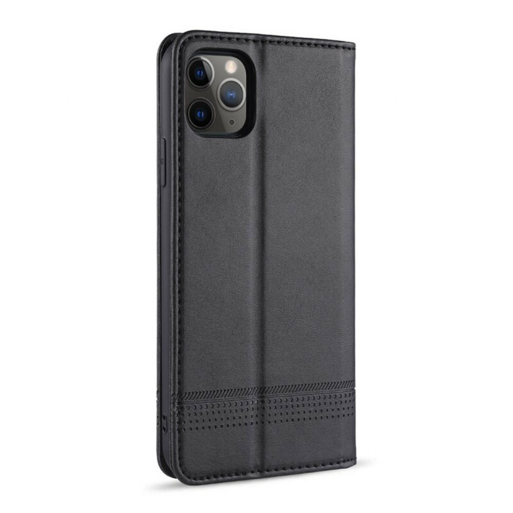 Schutzhülle Für iPhone 12 Pro Max Flip Case Azns Lederstil