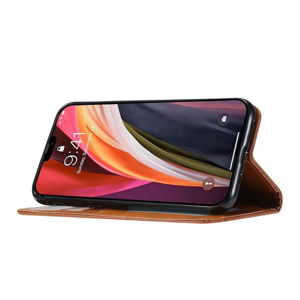 Schutzhülle Für iPhone 12 Pro Max Flip Case Kartenetui Aus Kunstleder