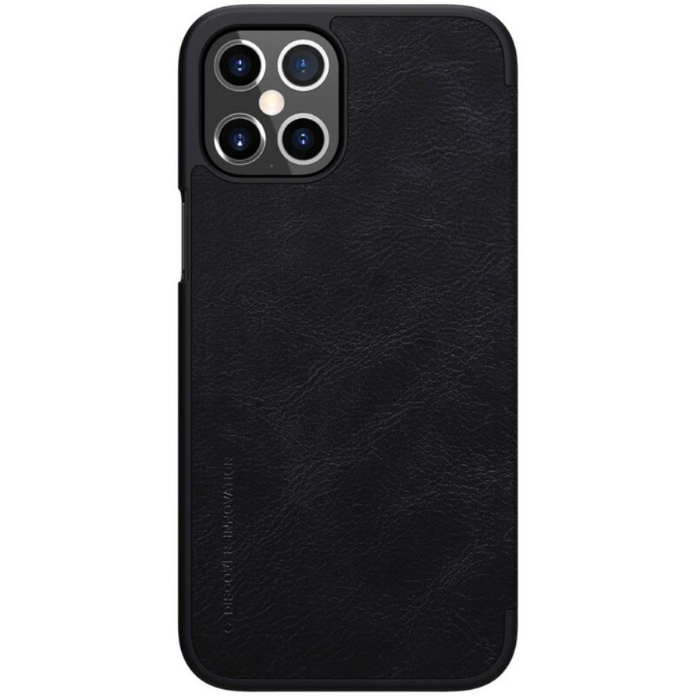 Schutzhülle Für iPhone 12 Pro Max Flip Case Nillkin Qin-serie