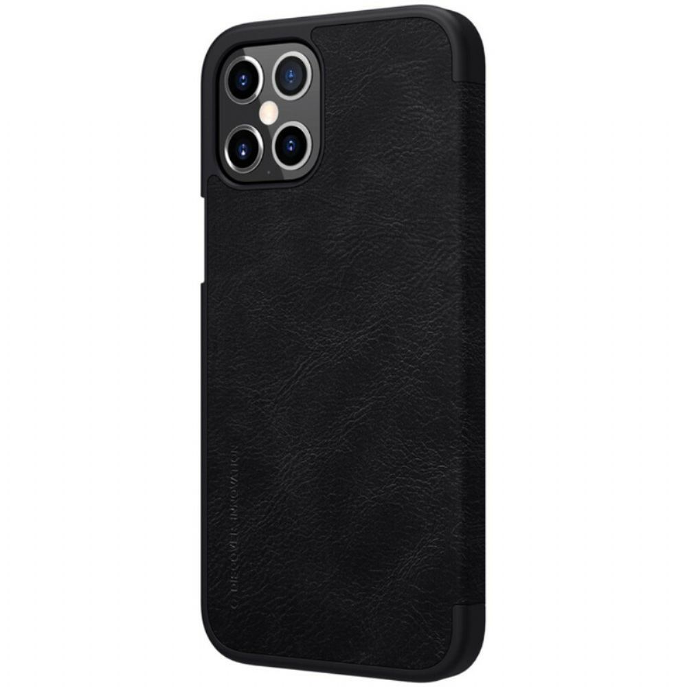 Schutzhülle Für iPhone 12 Pro Max Flip Case Nillkin Qin-serie