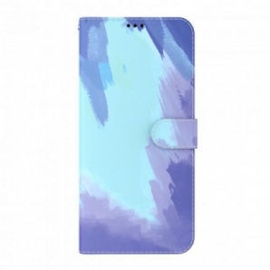 Flip Case Für Oppo A54 5G / A74 5G Aquarell