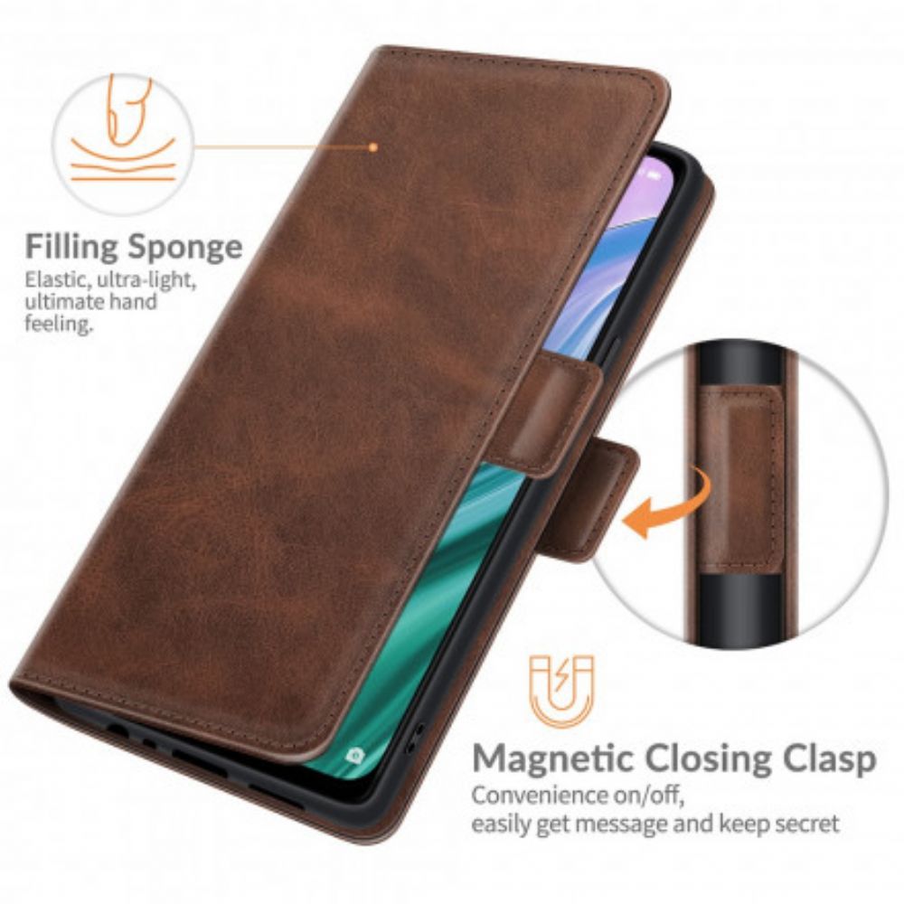 Flip Case Für Oppo A54 5G / A74 5G Flip Case Doppelklappe