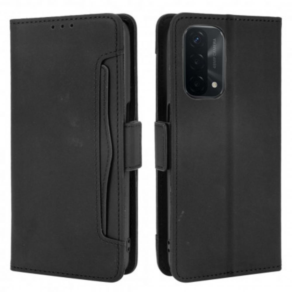 Flip Case Für Oppo A54 5G / A74 5G Erstklassige Multi-karte