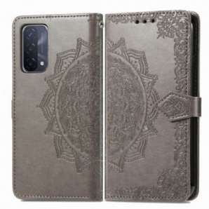 Flip Case Für Oppo A54 5G / A74 5G Mandala Aus Dem Mittelalter