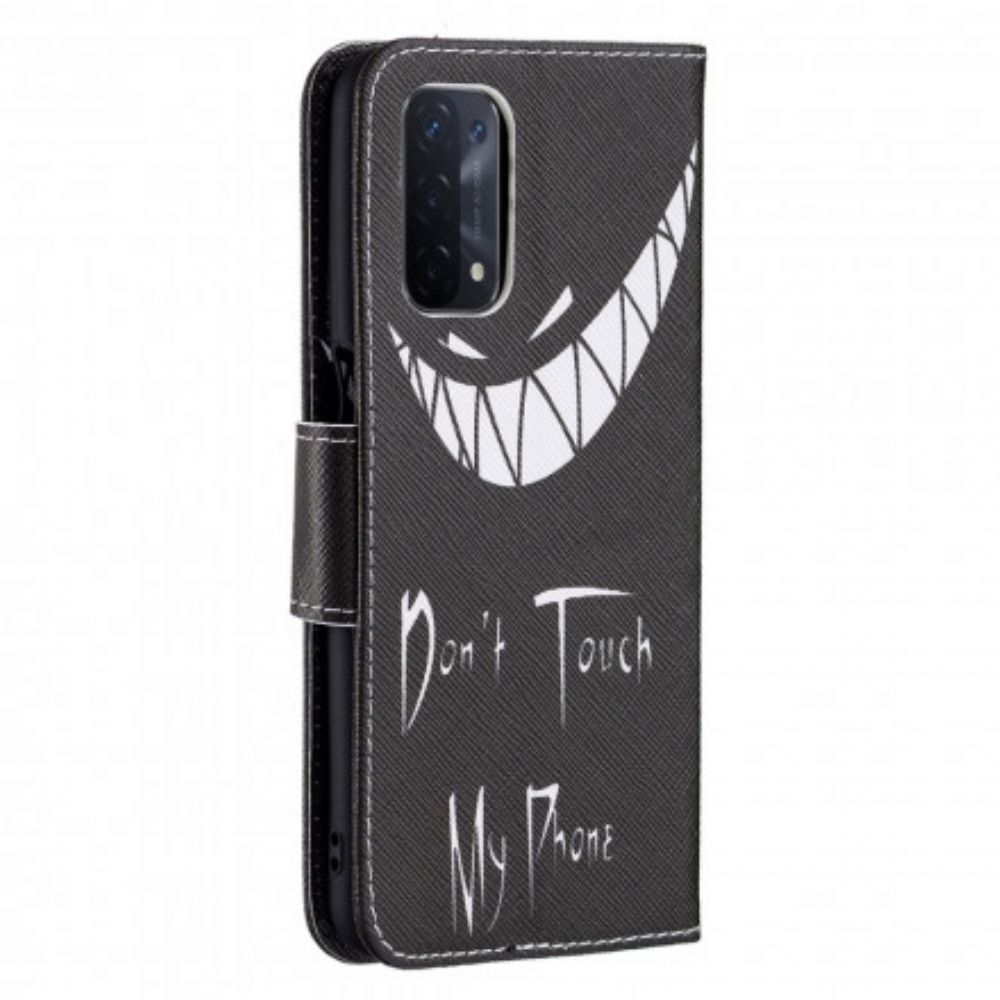 Flip Case Für Oppo A54 5G / A74 5G Teufelstelefon