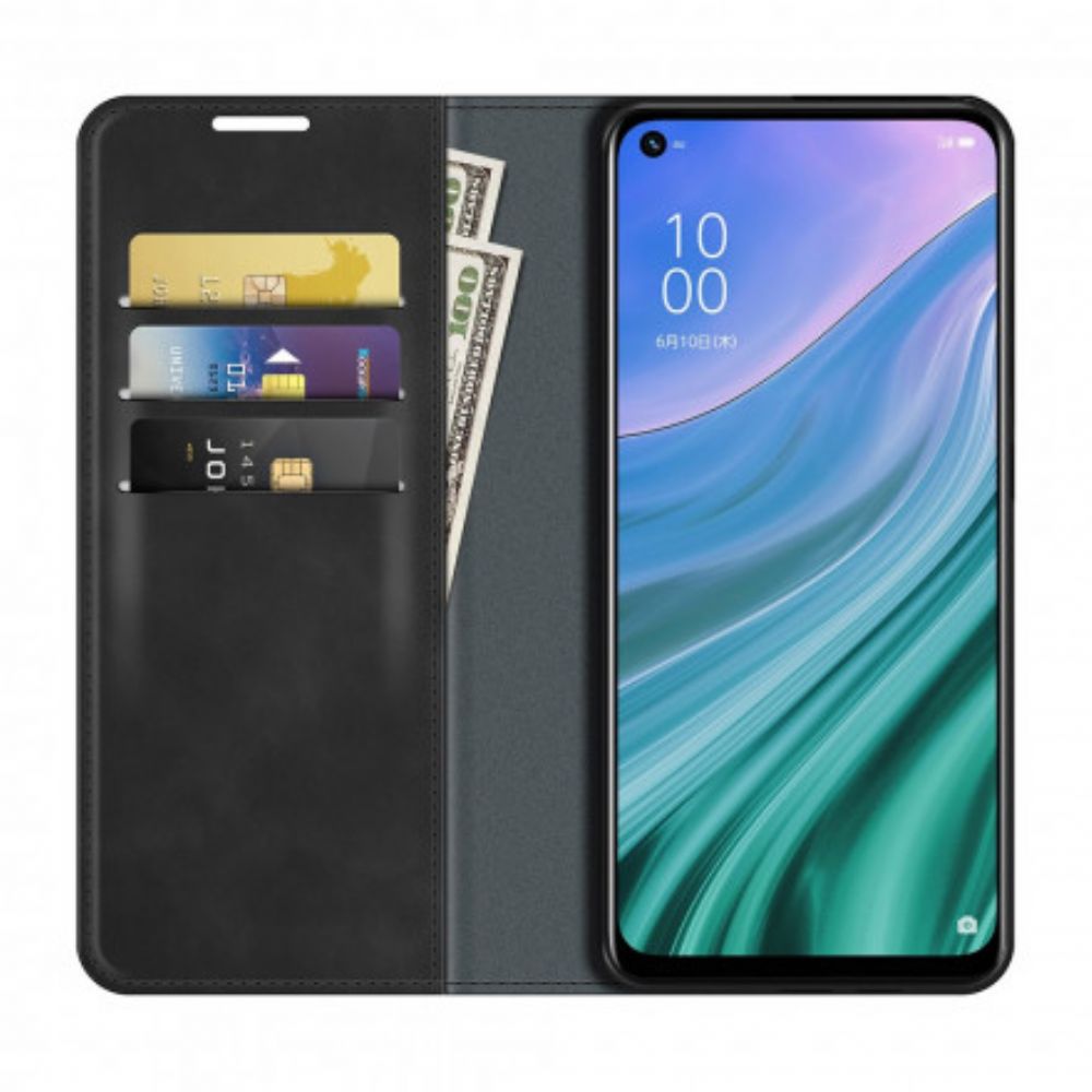 Schutzhülle Für Oppo A54 5G / A74 5G Flip Case Hautberührung